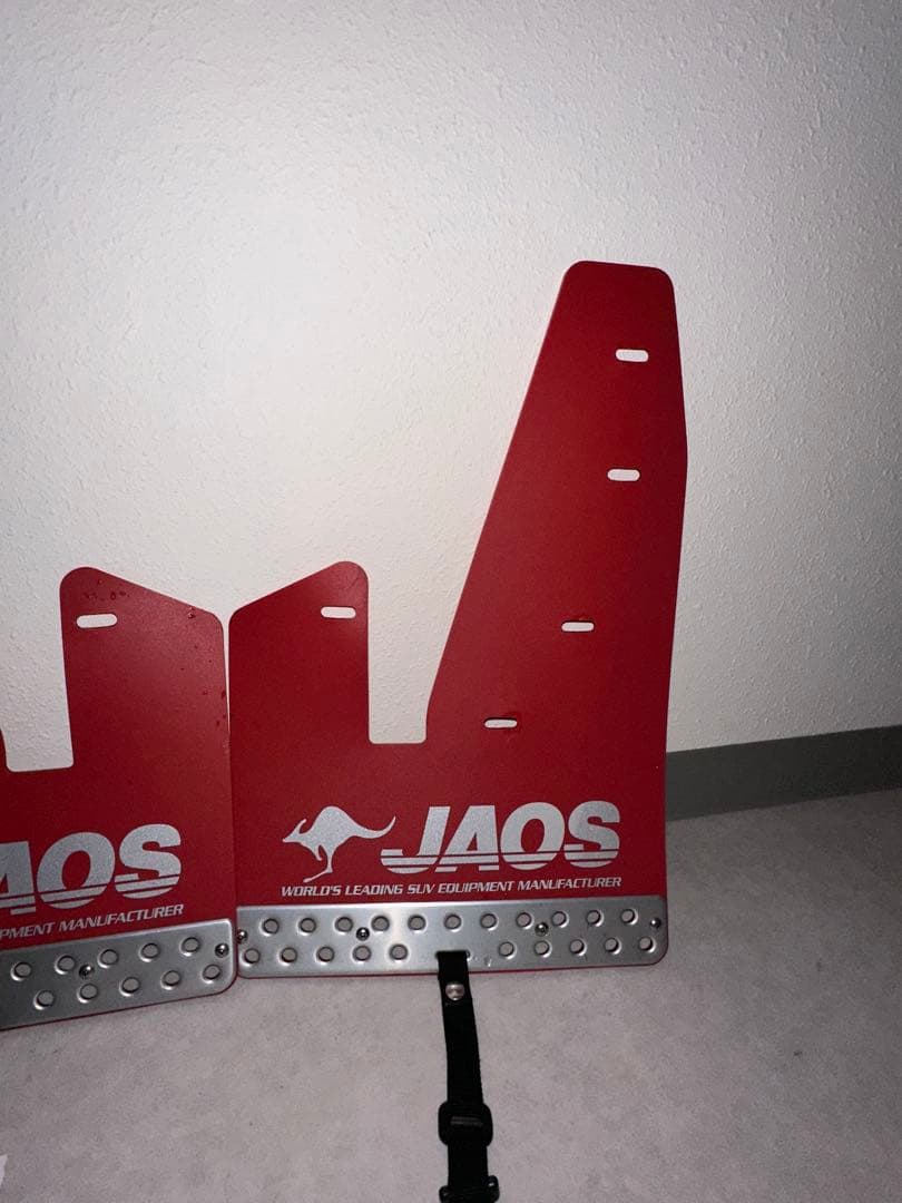 JAOS マッドガード前後セットレッド