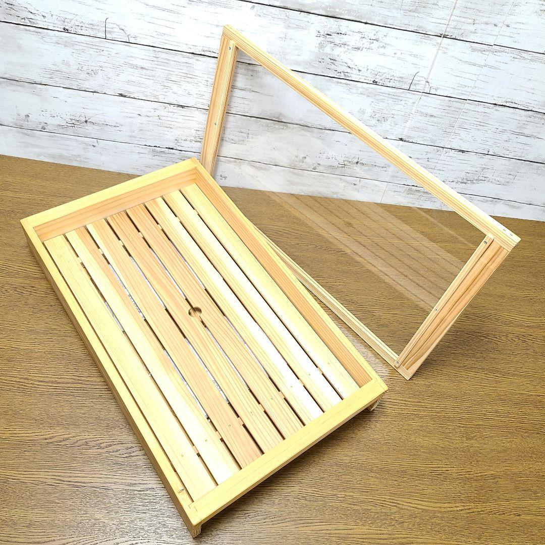 No.D300 寿司ネタケース、ネタ箱　目皿・アクリル蓋付【保冷剤付】