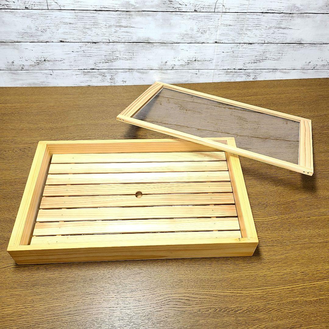 No.D300 寿司ネタケース、ネタ箱　目皿・アクリル蓋付【保冷剤付】