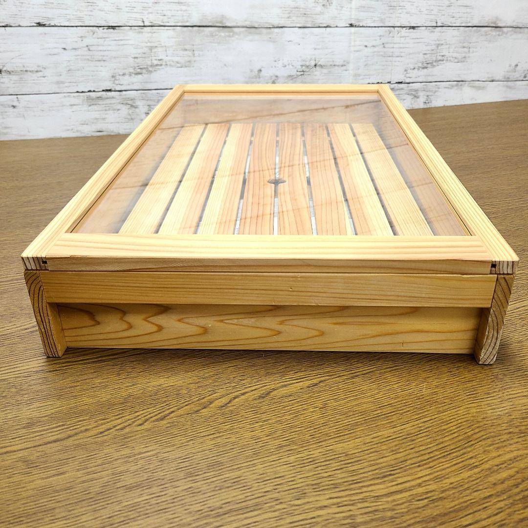 No.D300 寿司ネタケース、ネタ箱　目皿・アクリル蓋付【保冷剤付】