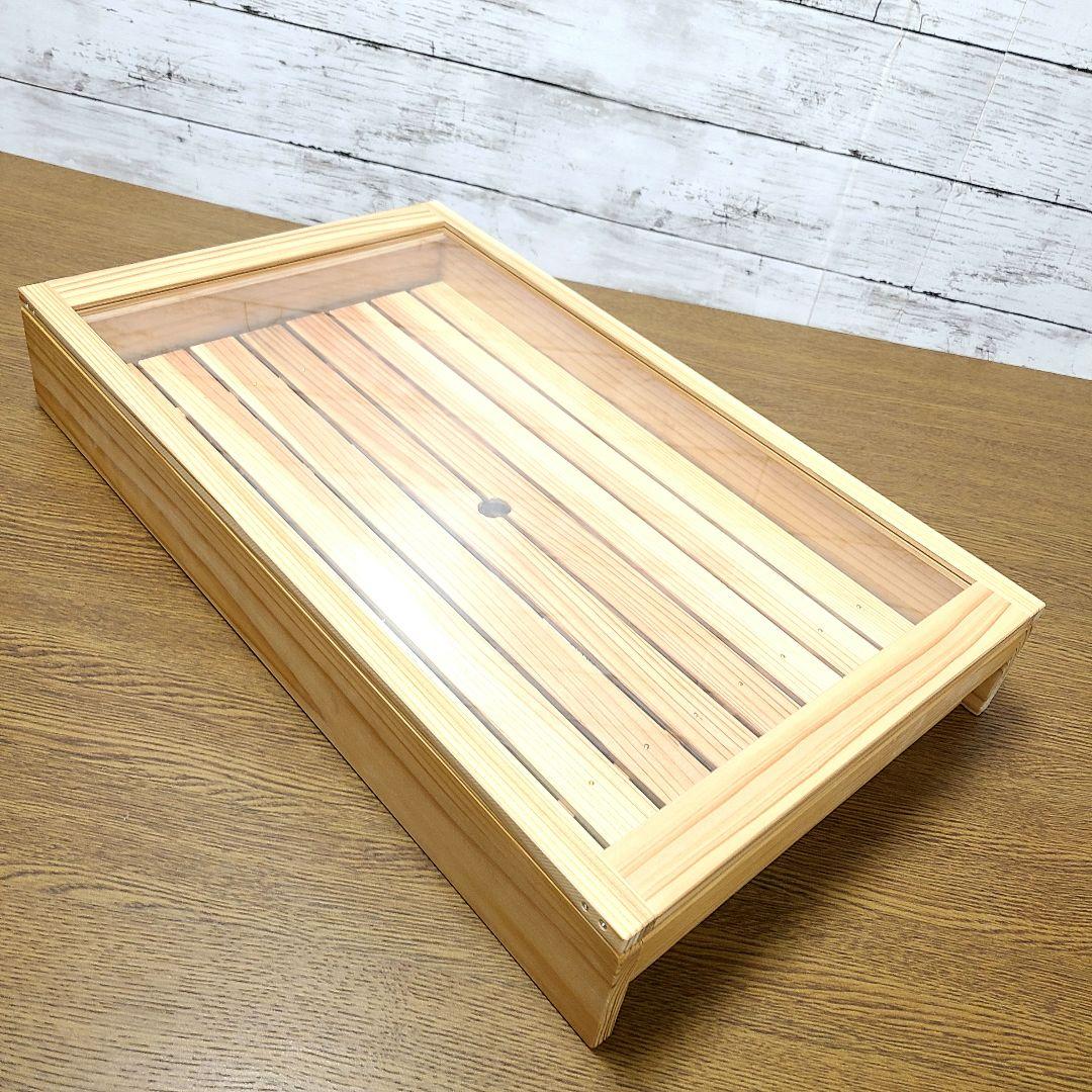 No.D300 寿司ネタケース、ネタ箱　目皿・アクリル蓋付【保冷剤付】