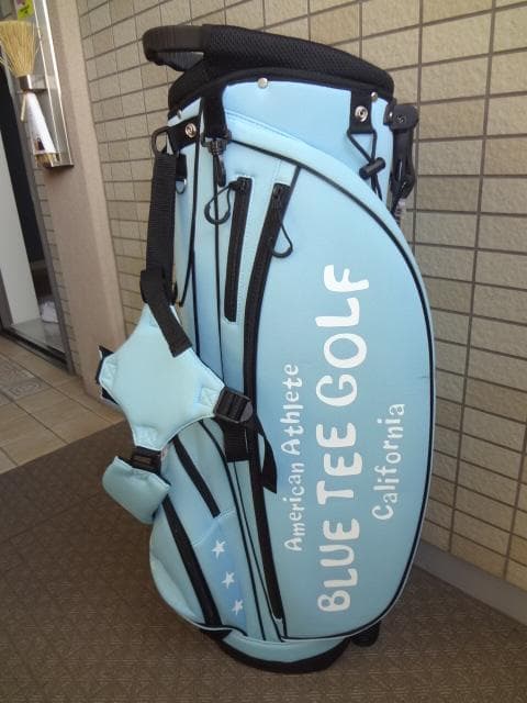 ブルーティー/ BLUE TEE スタンド式キャディバッグ（CB-003）美品