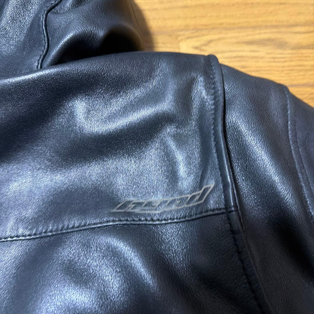 けすぽHYOD レザーパーカー　フーデットジャケット　D3O シープレザー