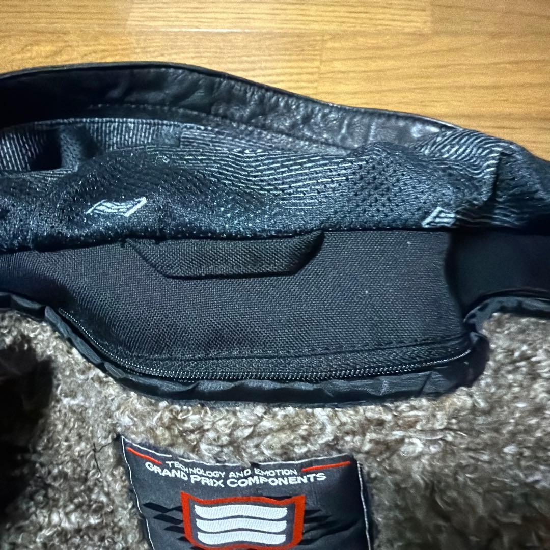 けすぽHYOD レザーパーカー　フーデットジャケット　D3O シープレザー