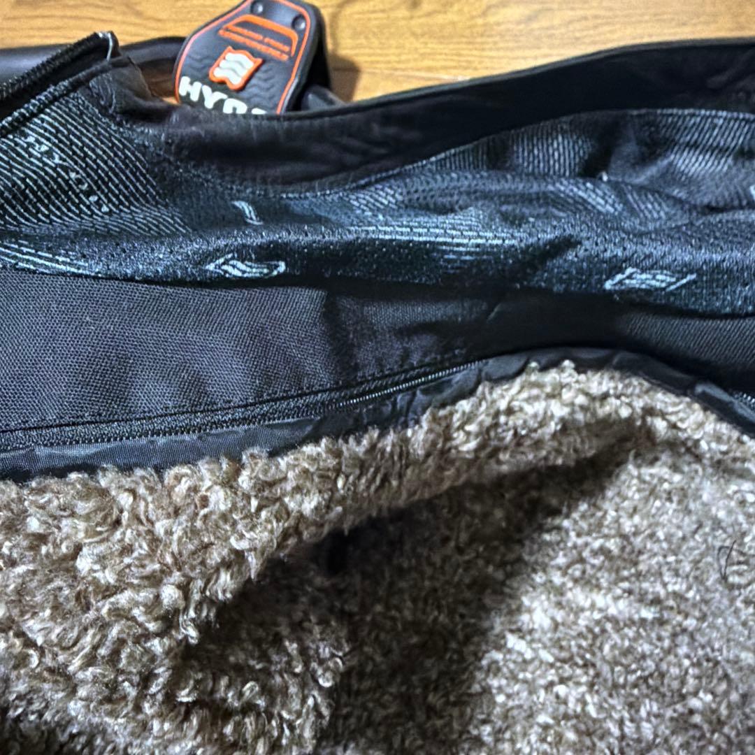 けすぽHYOD レザーパーカー　フーデットジャケット　D3O シープレザー