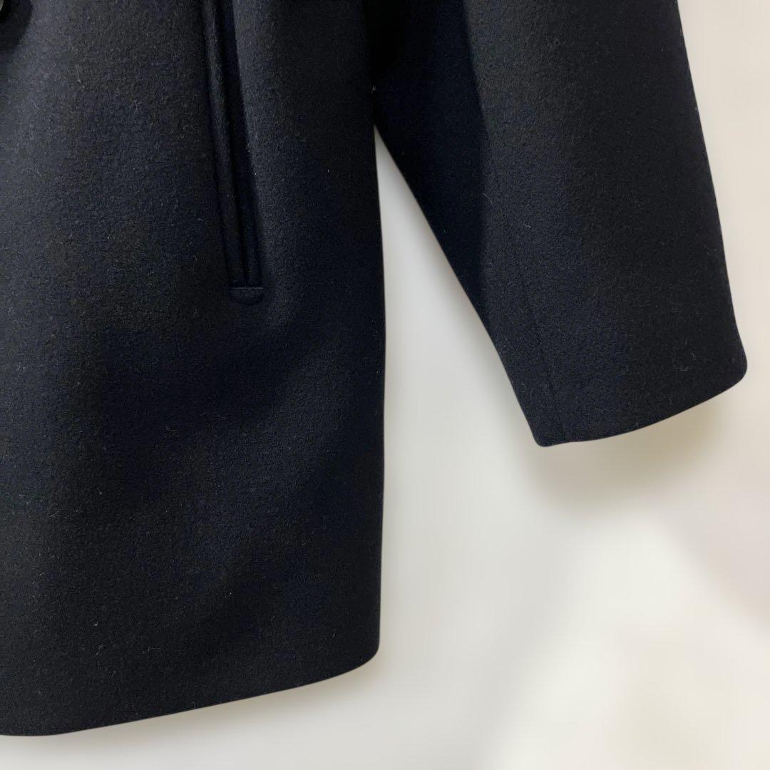 ＊美品＊23区／ソフトメルトン Pコート　ネイビー　サイズ30 【小さいサイズ】