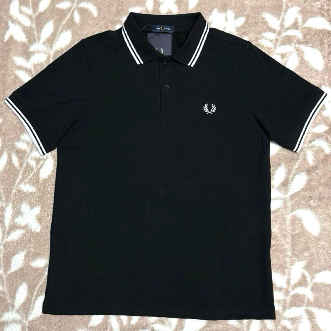 【新品・未使用】フレッドペリー ポロシャツ Mサイズ ブラック メンズ
