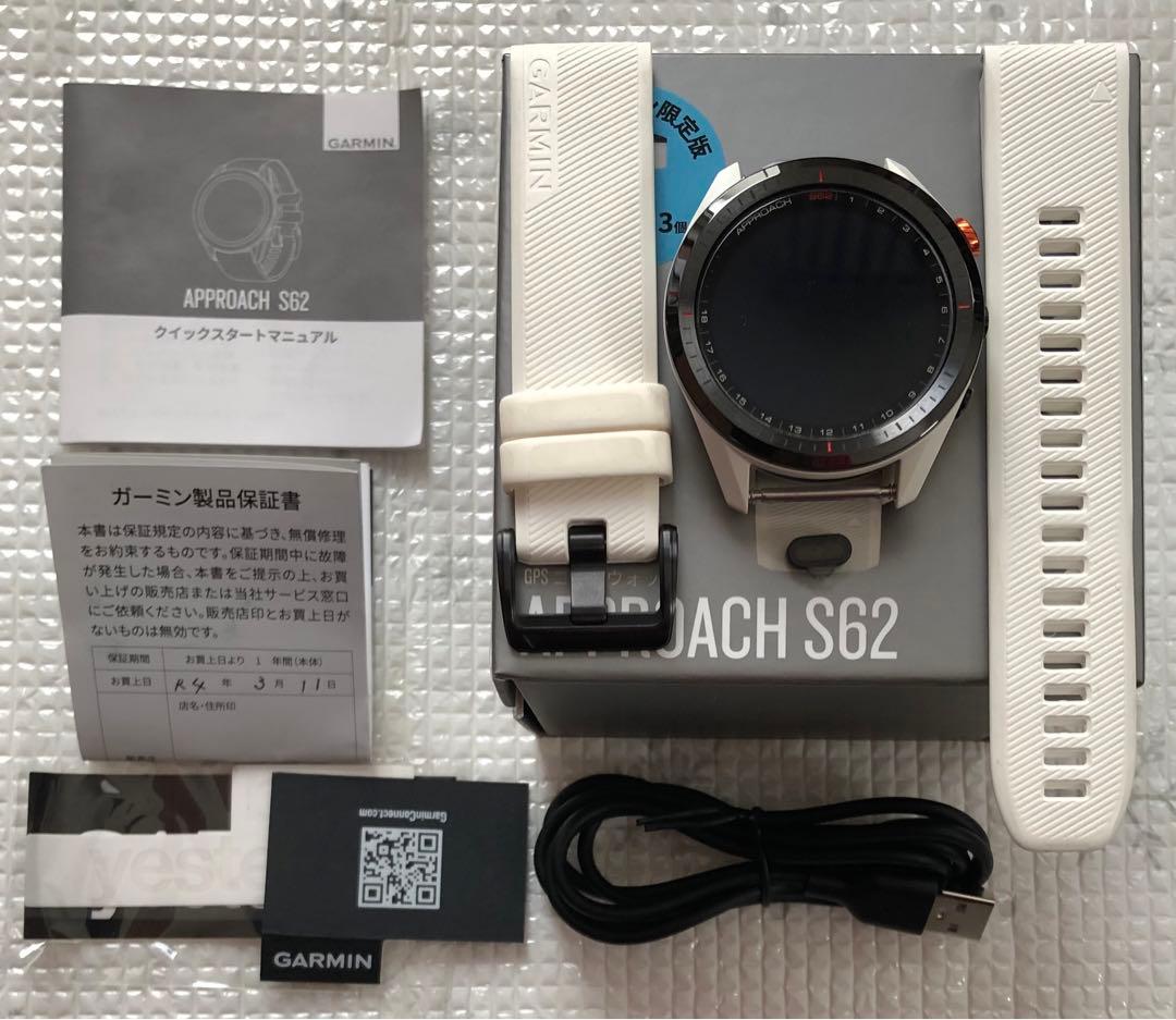 ラウンド用品・アクセサリー GARMIN Approach S62 White