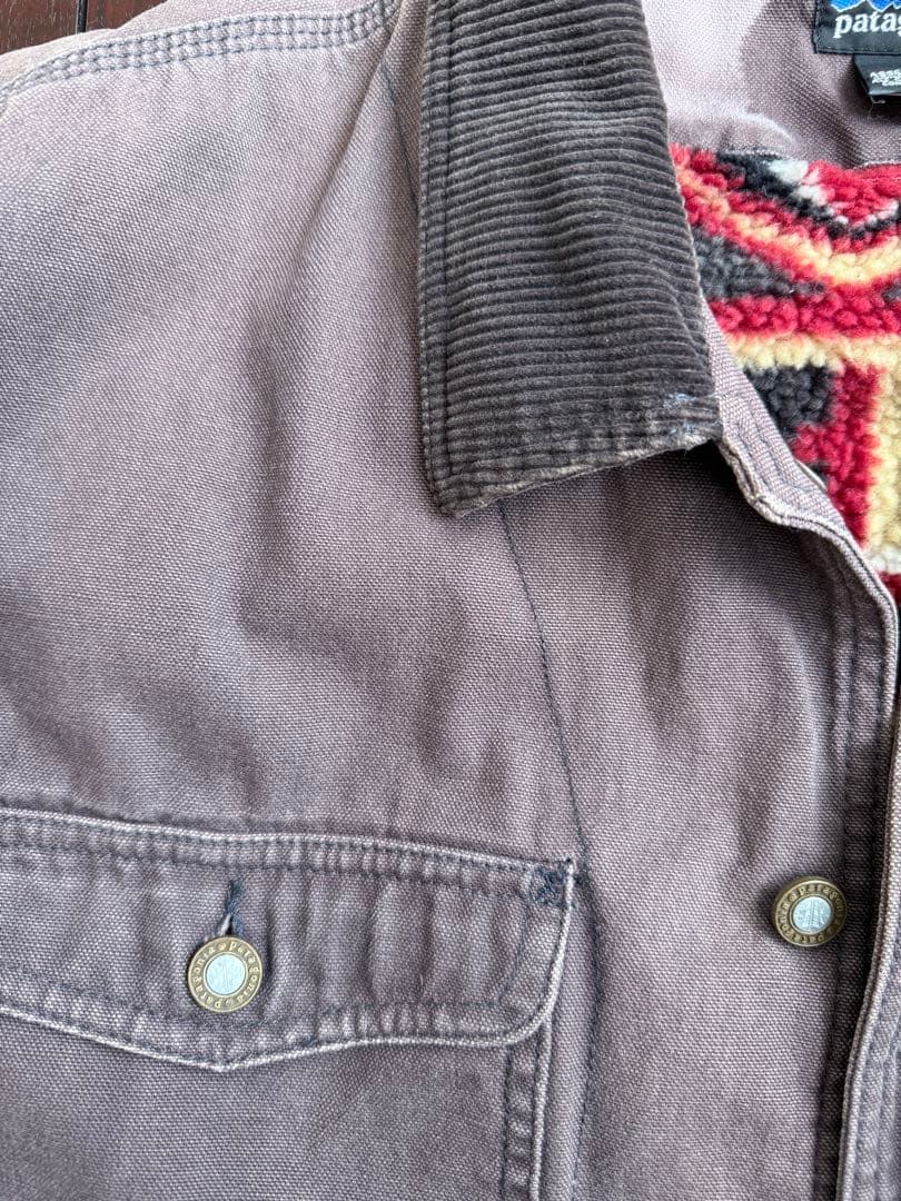 patagonia パタゴニア ヌエボ　レンヂコート レア'90 最強の焚火着