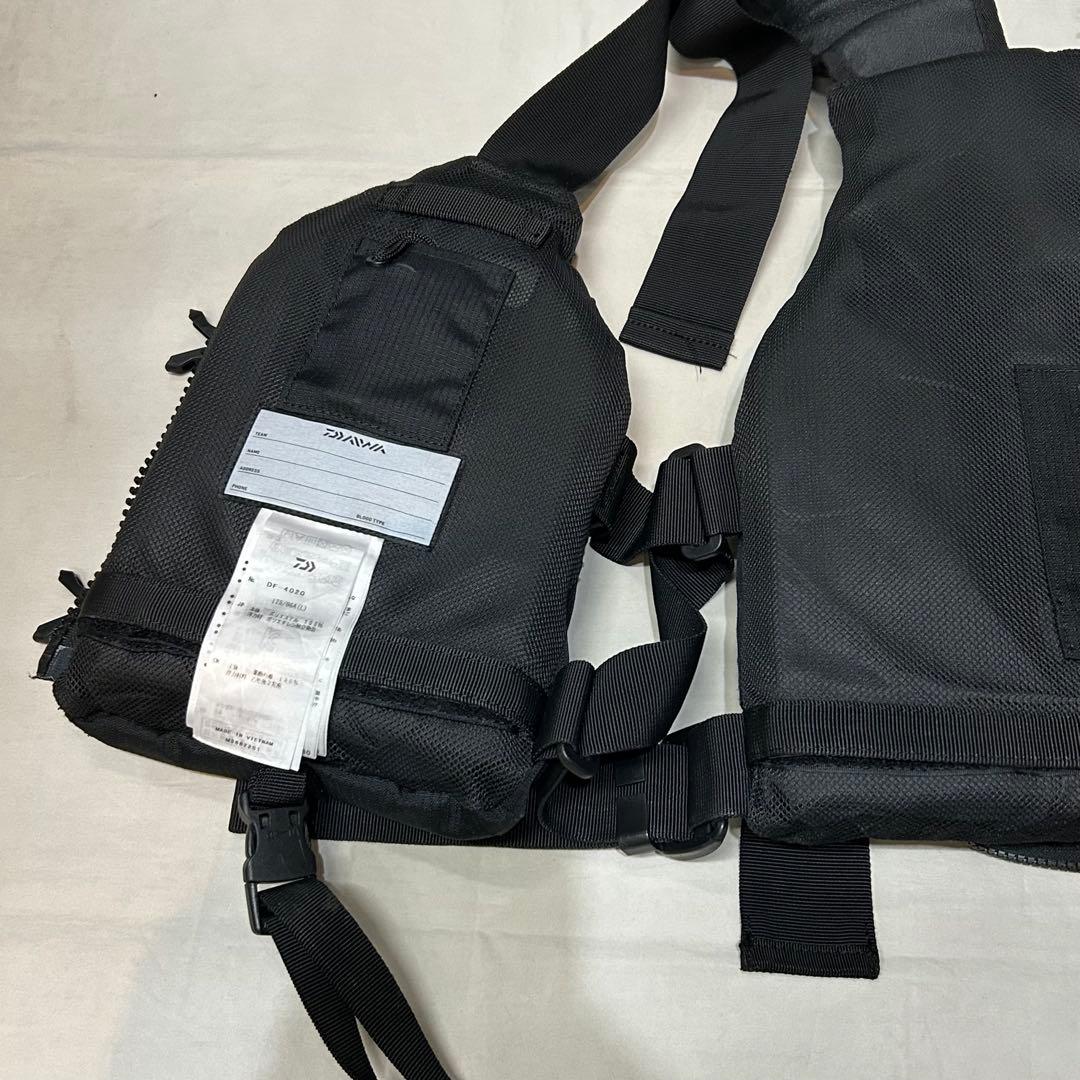 ダイワ タクティカル ゲームベスト ブラック DF-4020
