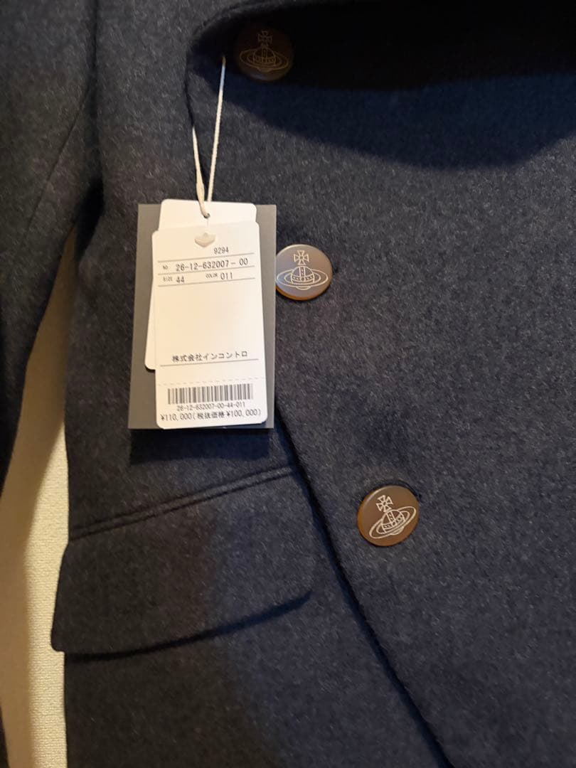 定価11万　Vivienne Westwood メンズ　コート　グレー