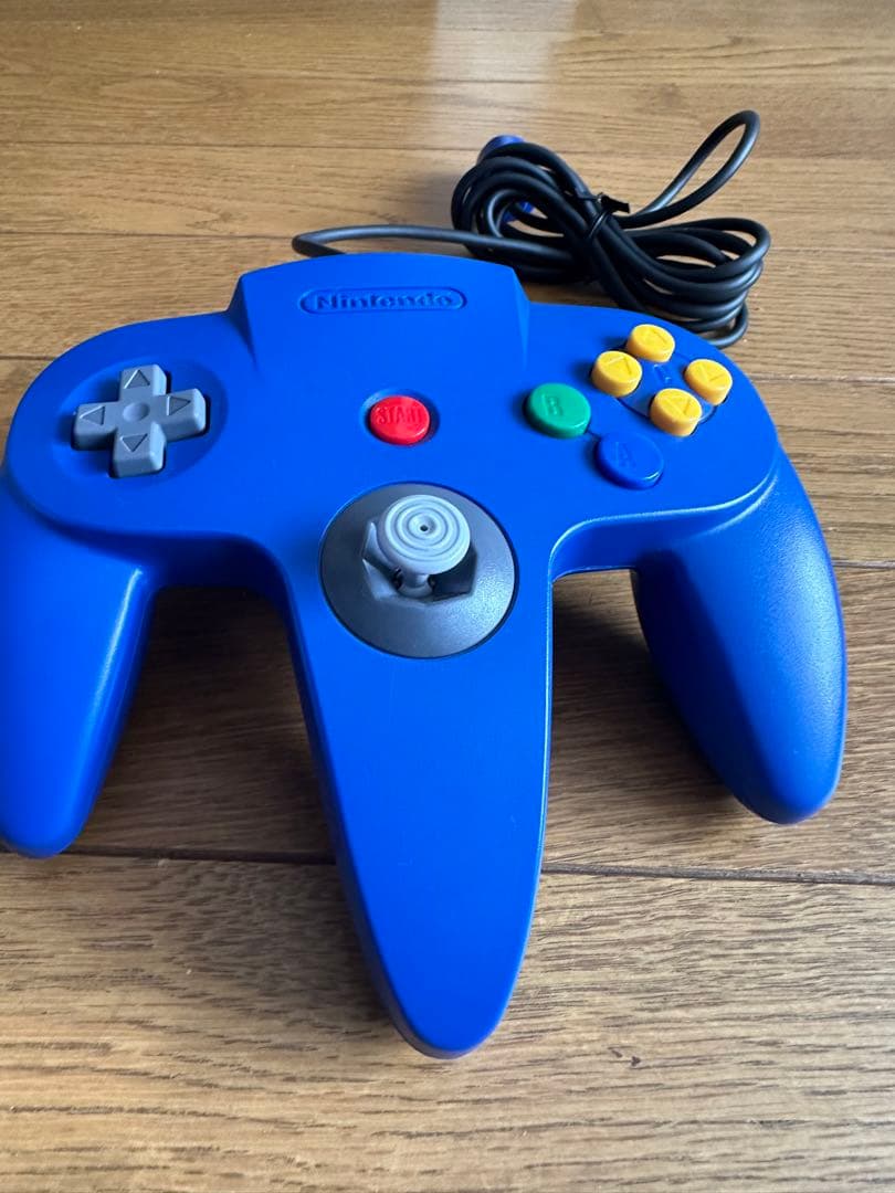 Nintendo64 コントローラーブロス　ブルー