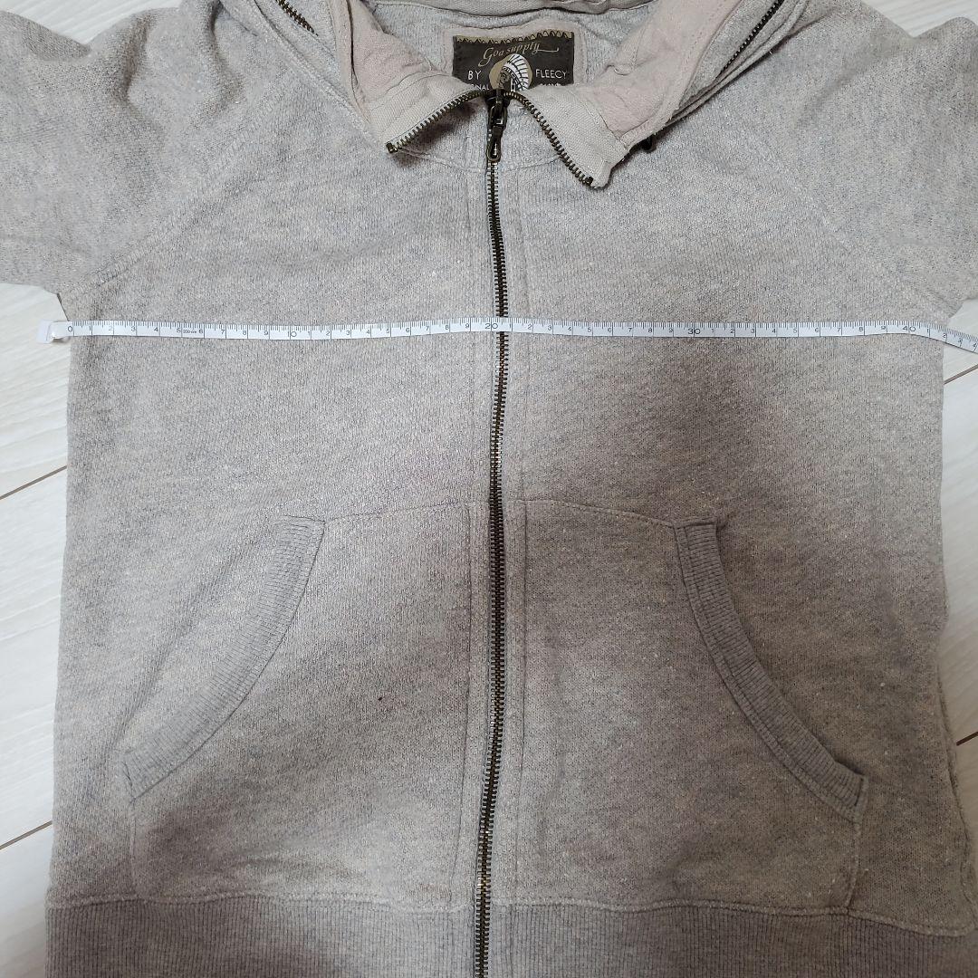 goa　double zip hoodie