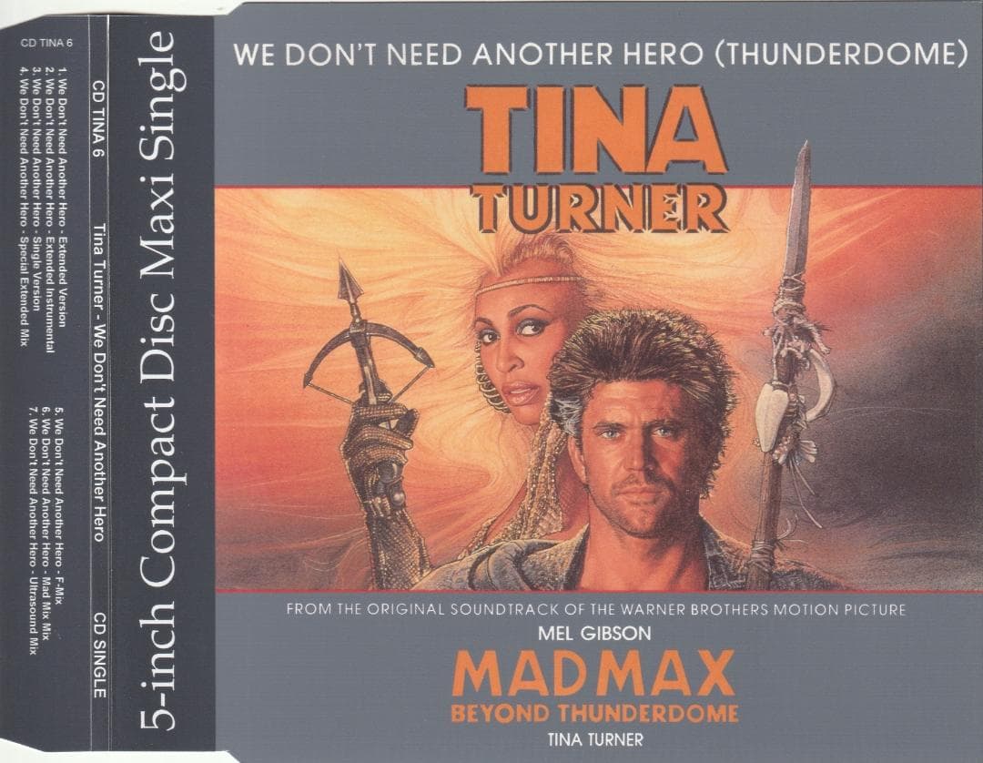 Tina Turner　孤独のヒーロー　リミックス集　CD