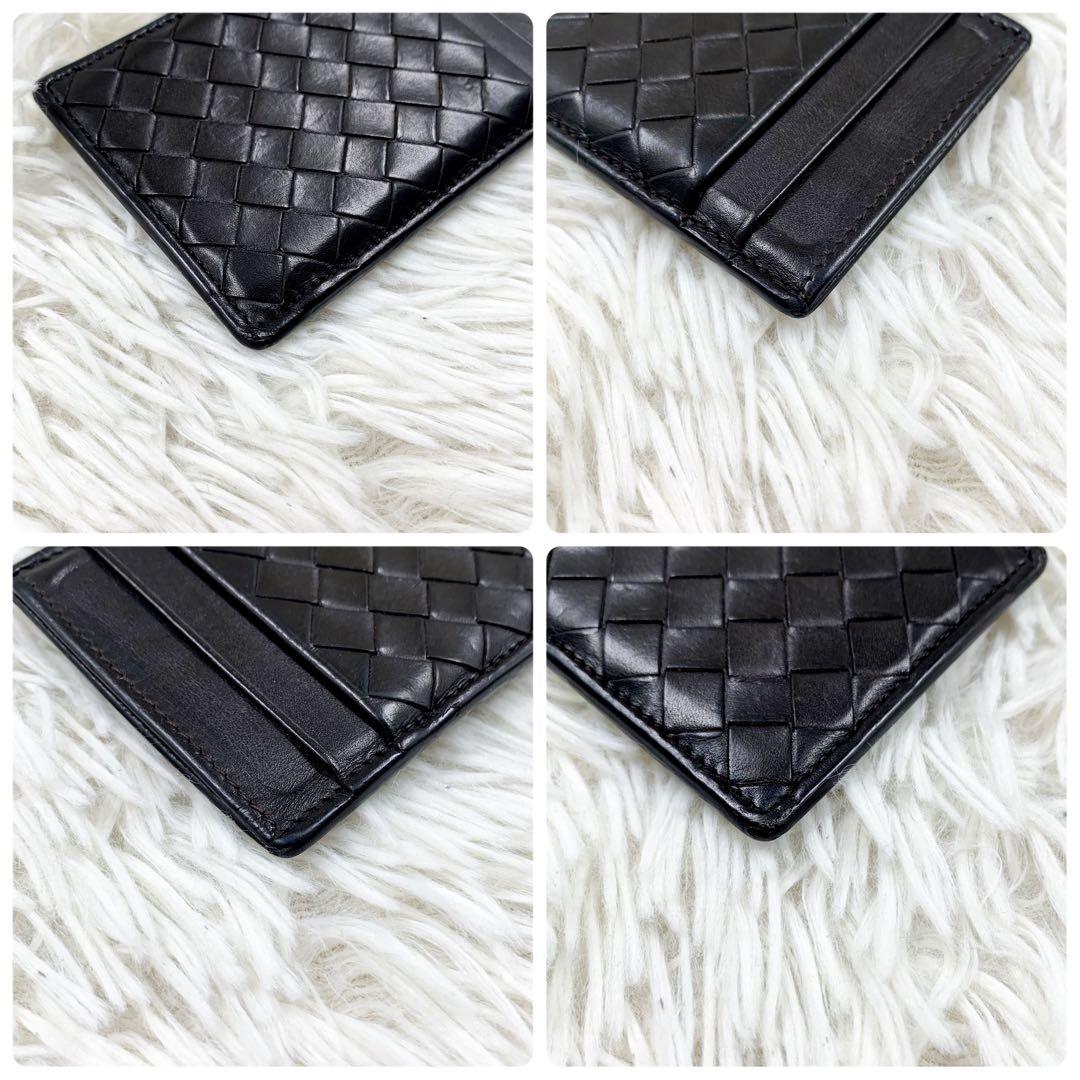 【✨美品✨】 ボッテガヴェネタ イントレチャート マネークリップ ブラウン