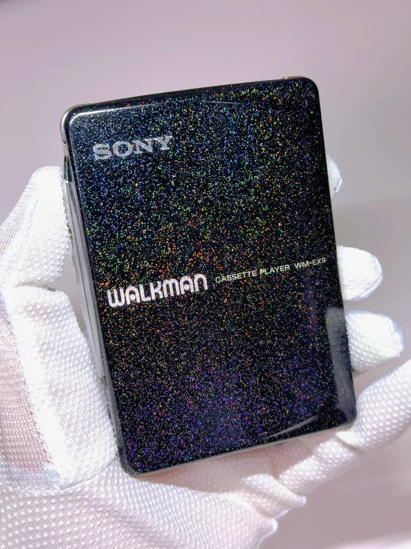 SONY WALKMAN ラメフレーク塗装 カセットウォークマン WM-EX9