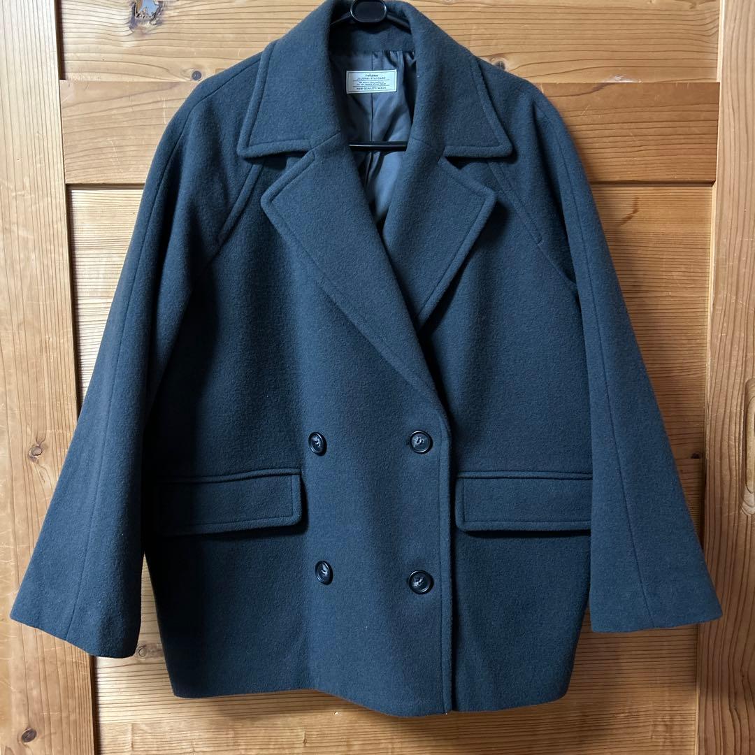 ジャーナルスタンダードレリューム2024AW 尾州ウールショートPコート36