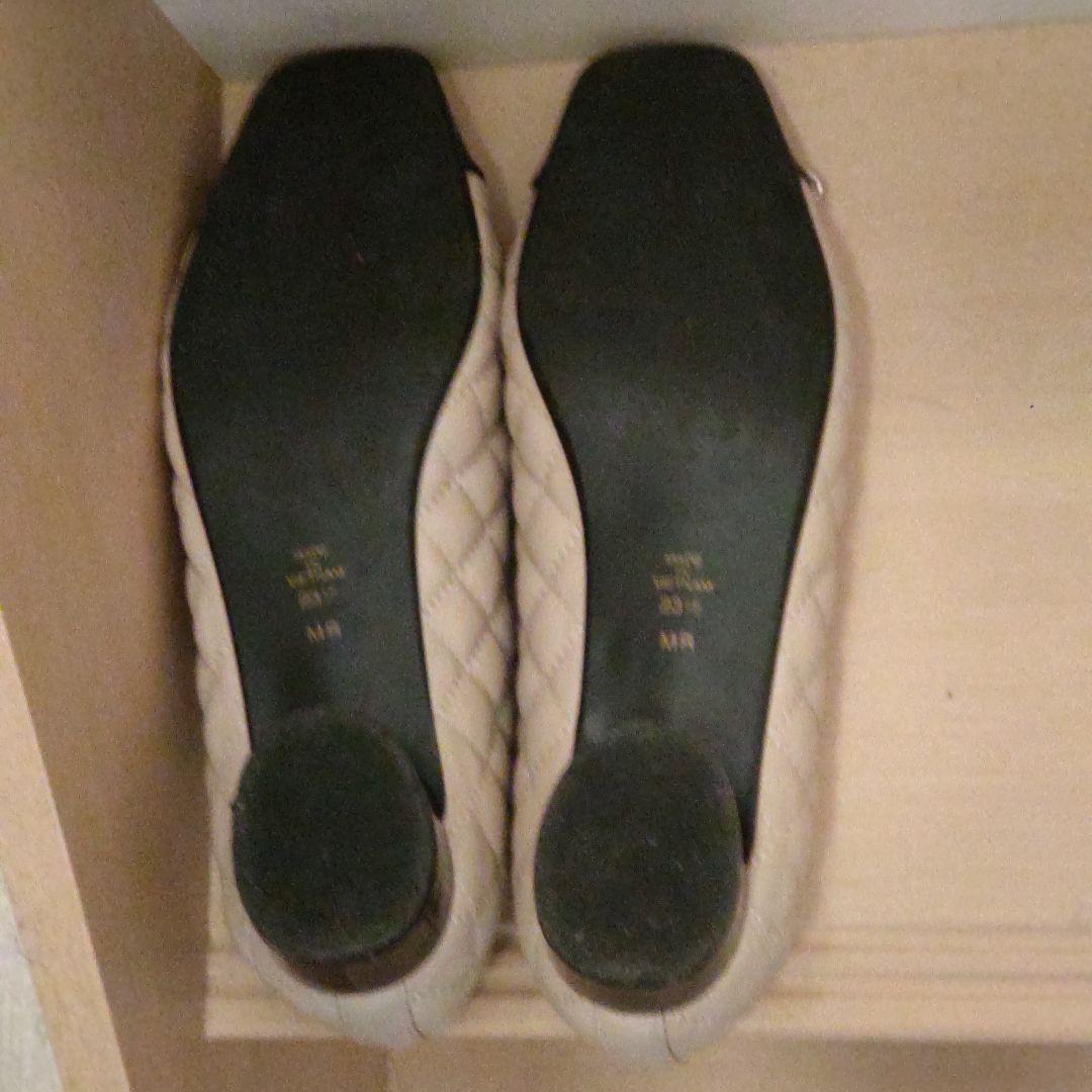 美品 ダイアナ キルティング ローヒールパンプス レザー エナメル 完売