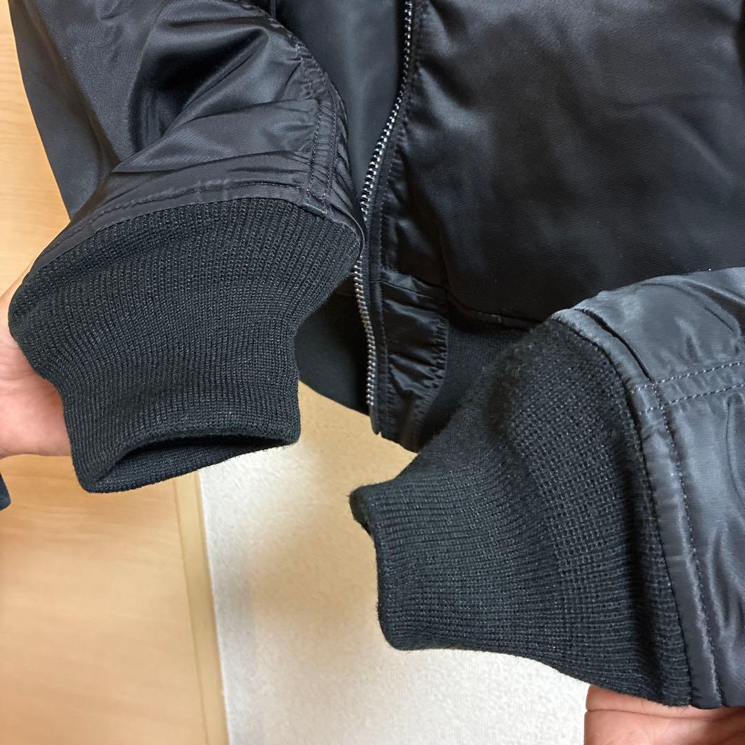 ALPHA(アルファ)社 MA-1 フライトジャケット　ブラック　L