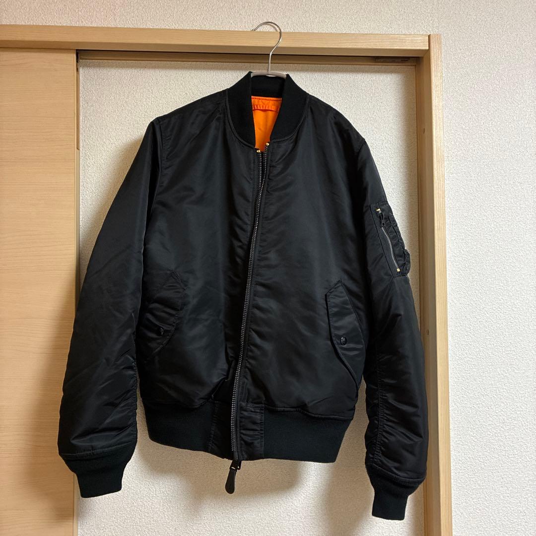 ALPHA(アルファ)社 MA-1 フライトジャケット　ブラック　L
