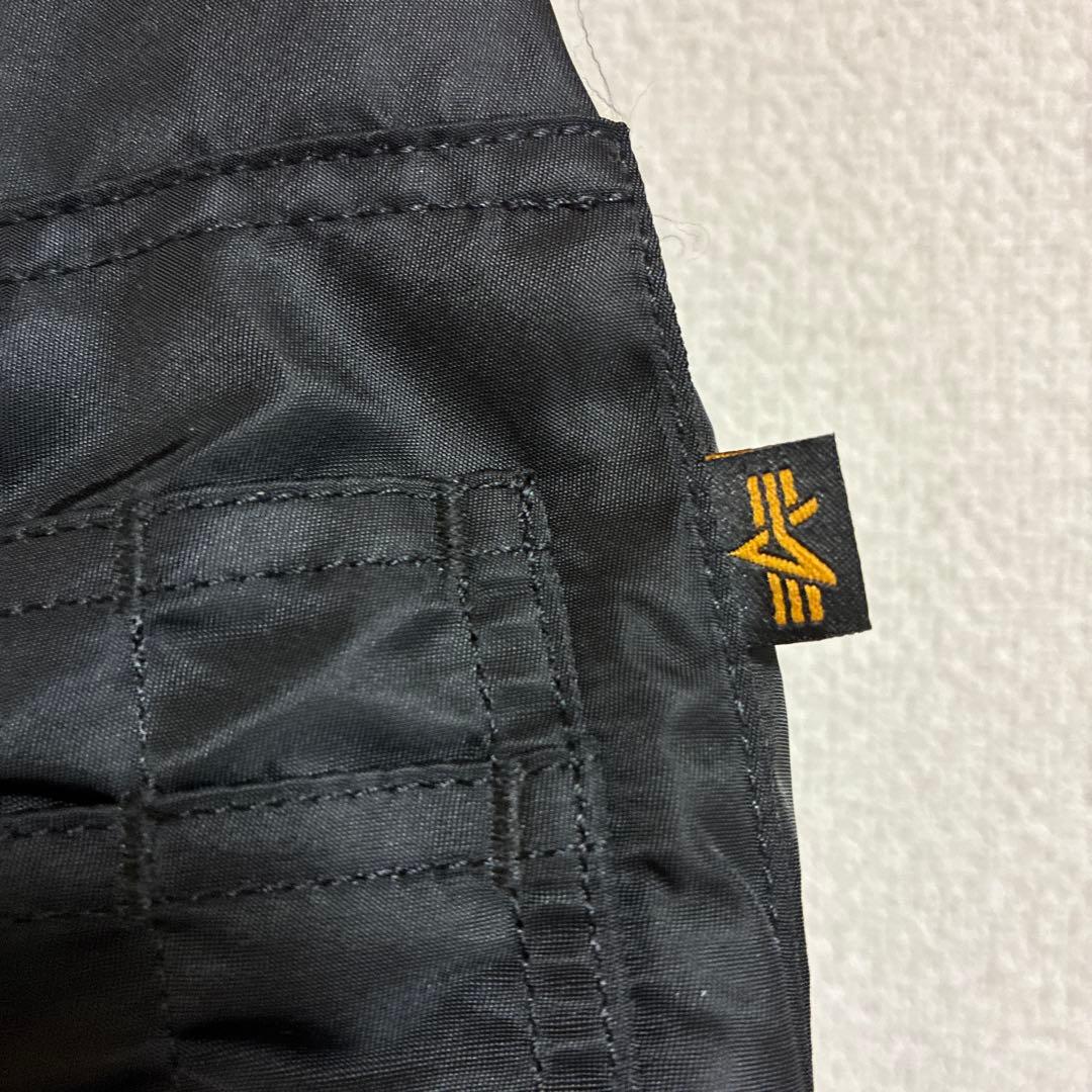 ALPHA(アルファ)社 MA-1 フライトジャケット　ブラック　L