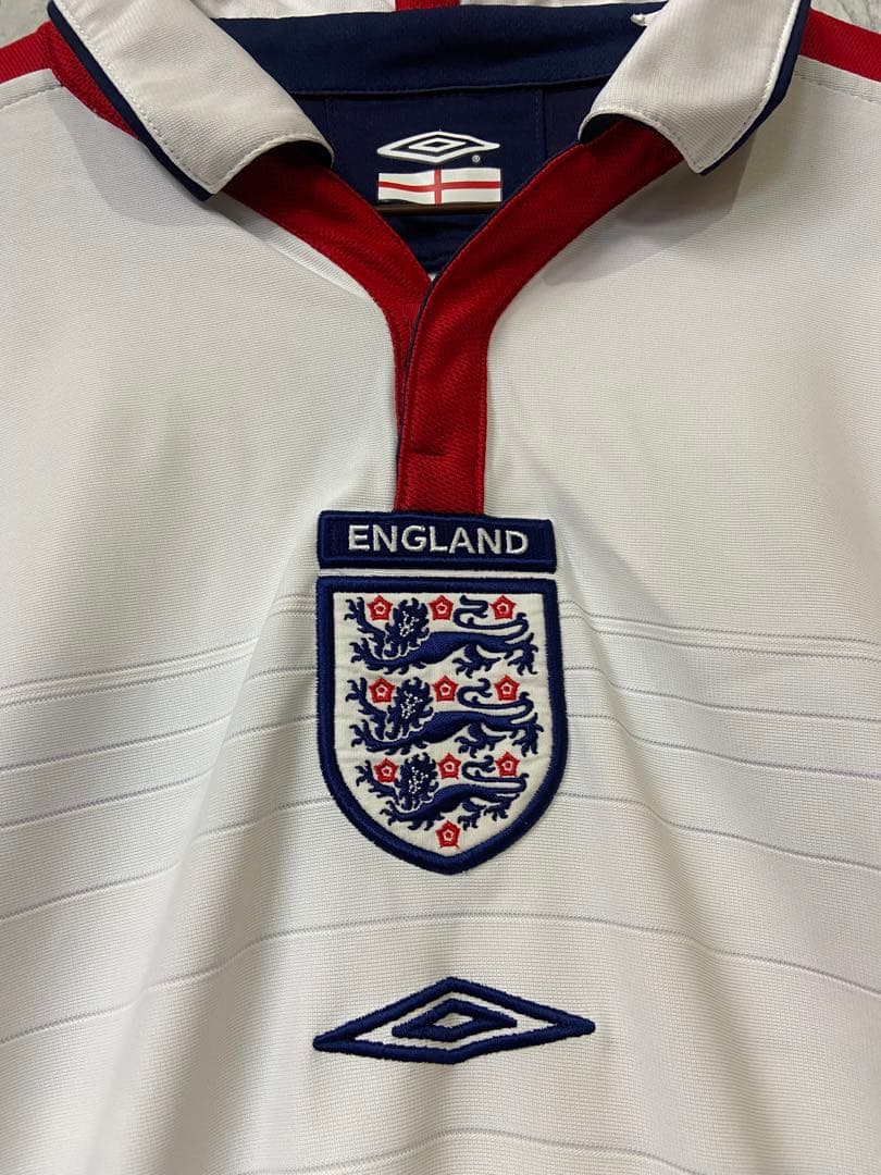 希少　umbro アンブロ　イングランド　代表　ユニフォーム　長袖　柴田　在原