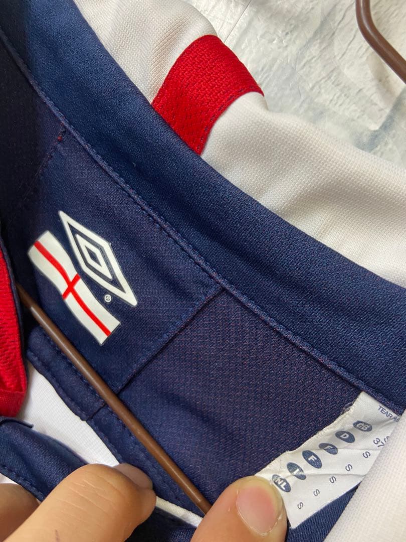 希少　umbro アンブロ　イングランド　代表　ユニフォーム　長袖　柴田　在原