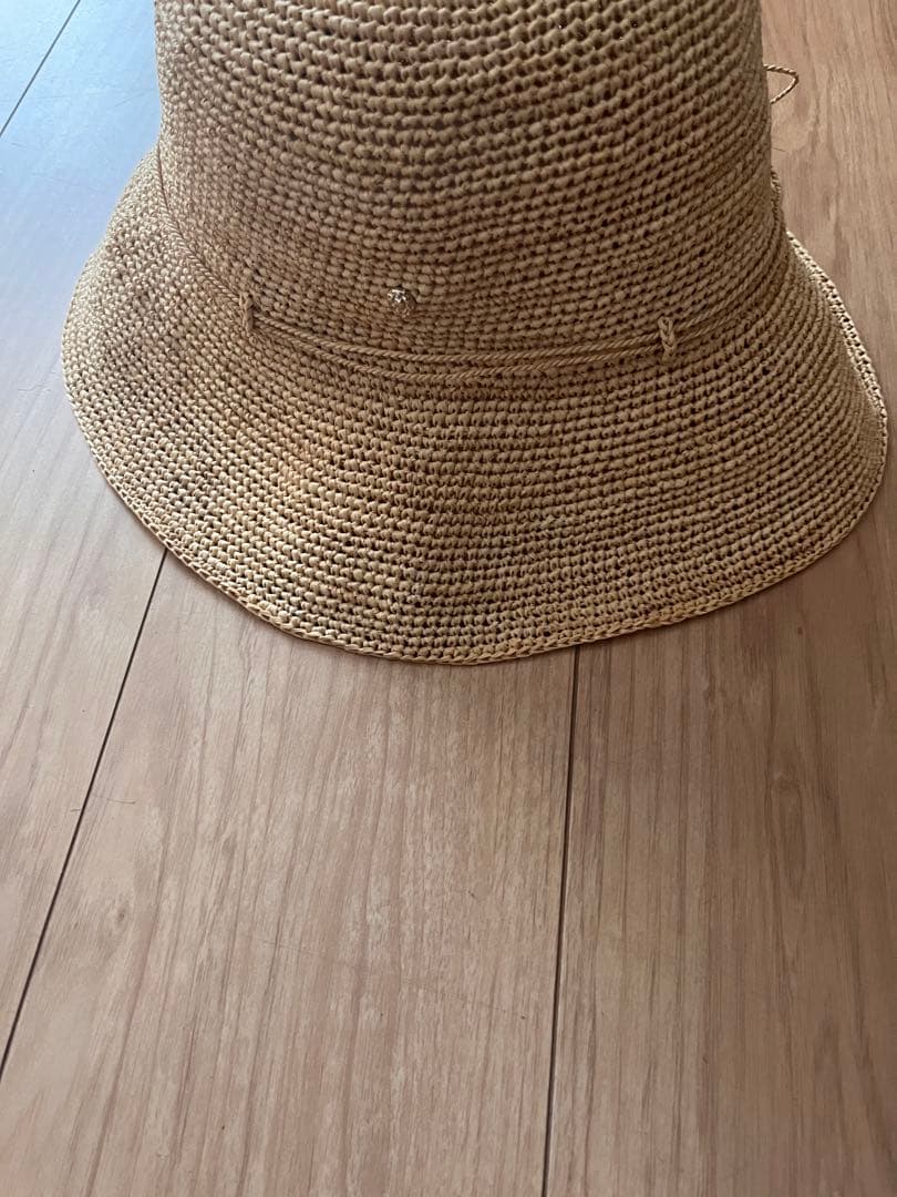 HELEN KAMINSKI 麦わら帽子 100%ラフィア ベージュ