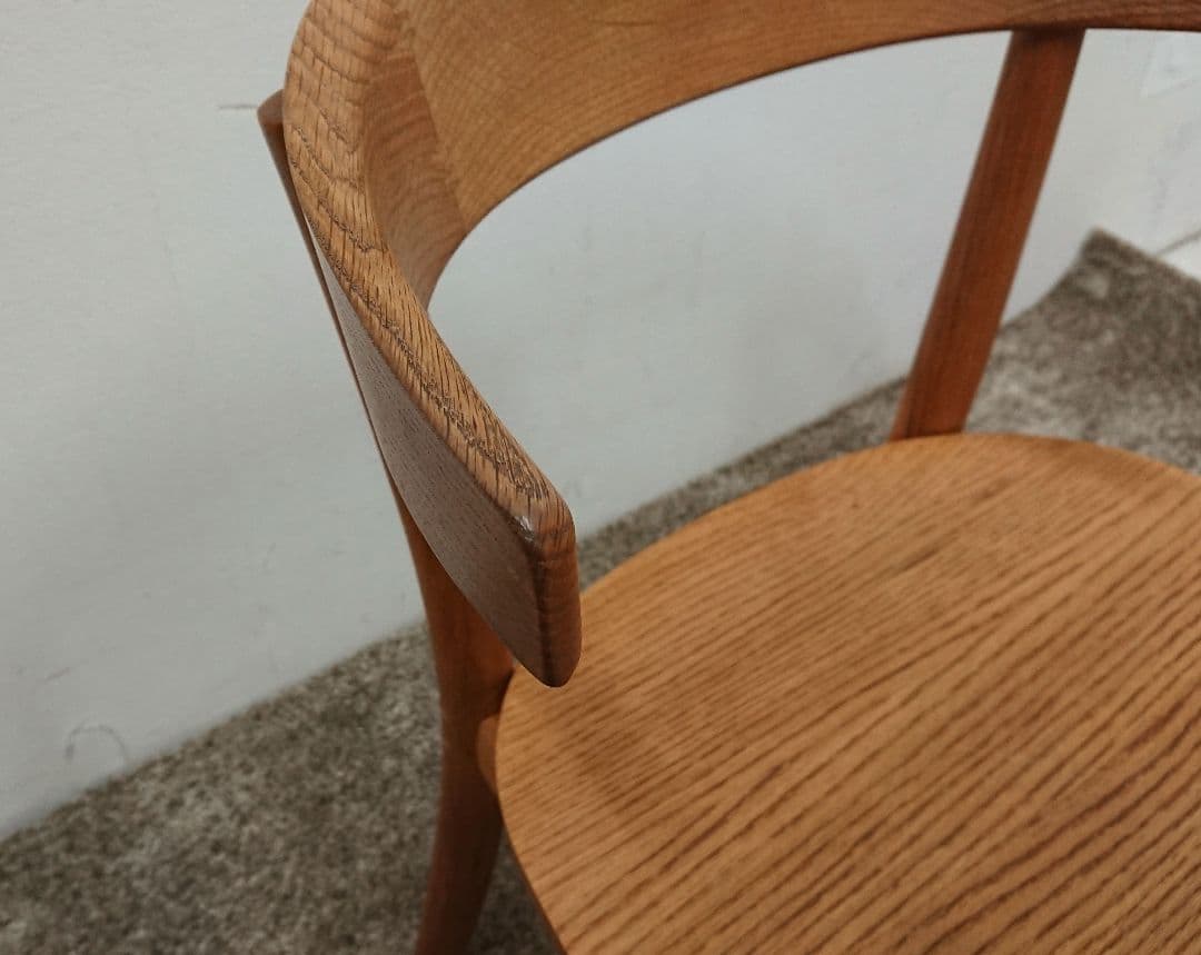 しんご オーク無垢材チェア オイル仕上げ ダイニングチェア-4