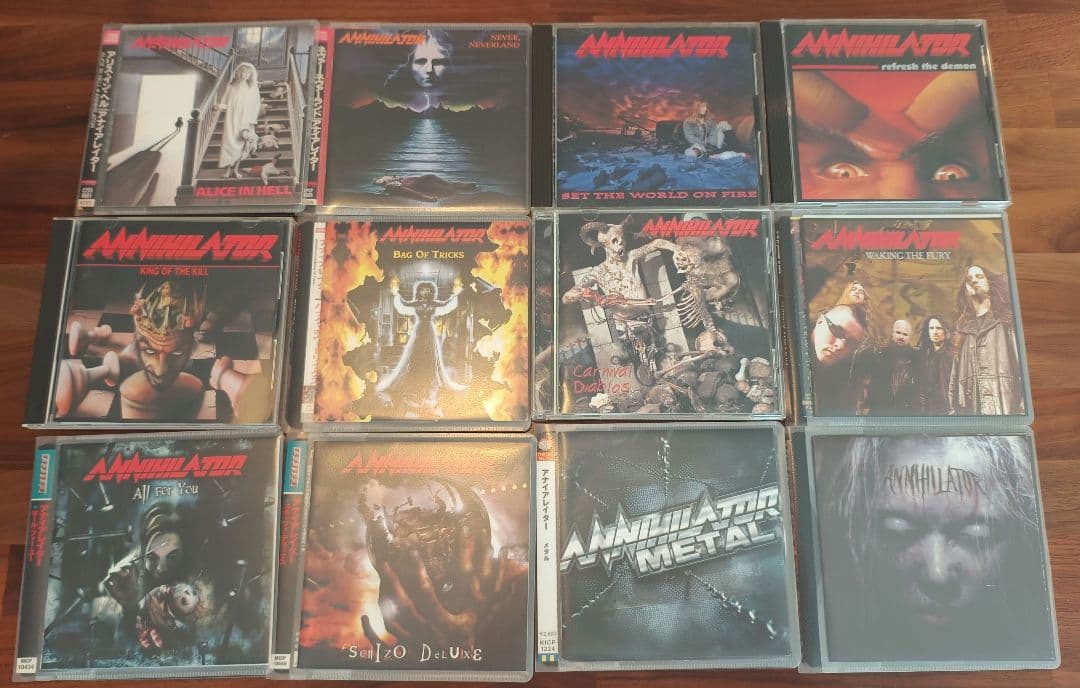 Annihilator アナイアレイターCD12枚セット