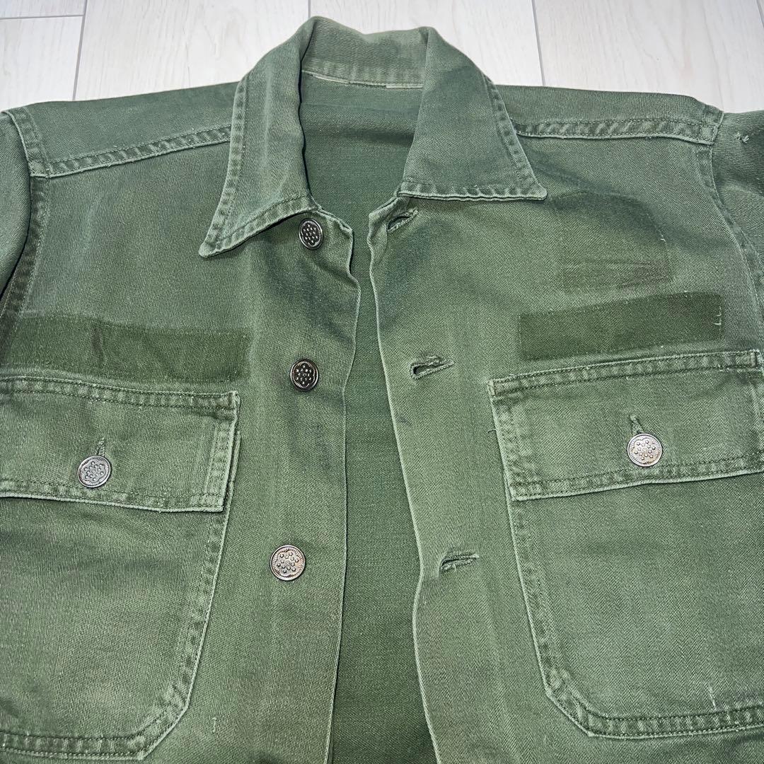 50s 民間13スター コットン サテン ミリタリージャケット　ARMY