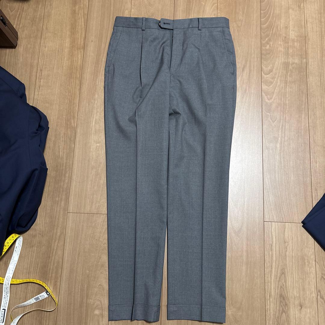 麻布テーラー　ワールドトラベラー　セットアップスーツ　パンツ2本