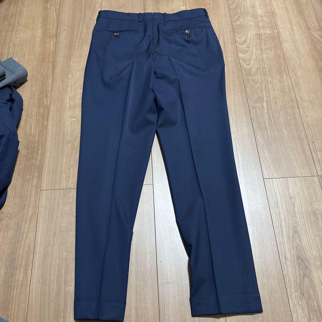 麻布テーラー　ワールドトラベラー　セットアップスーツ　パンツ2本