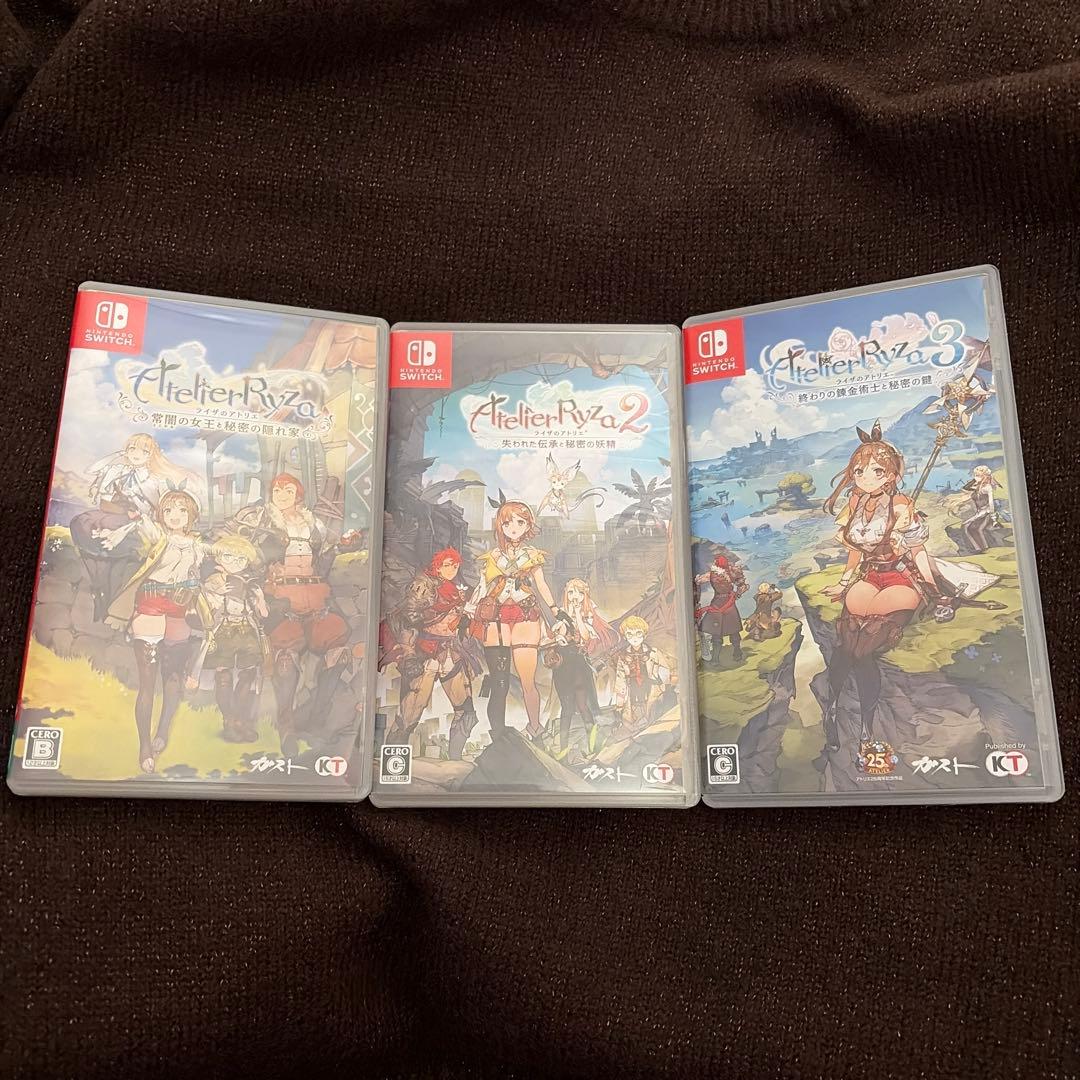 ライザのアトリエ１〜３Nintendo Switch 3本セット まと