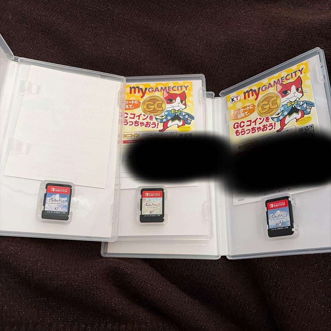 ライザのアトリエ１〜３Nintendo Switch 3本セット まと