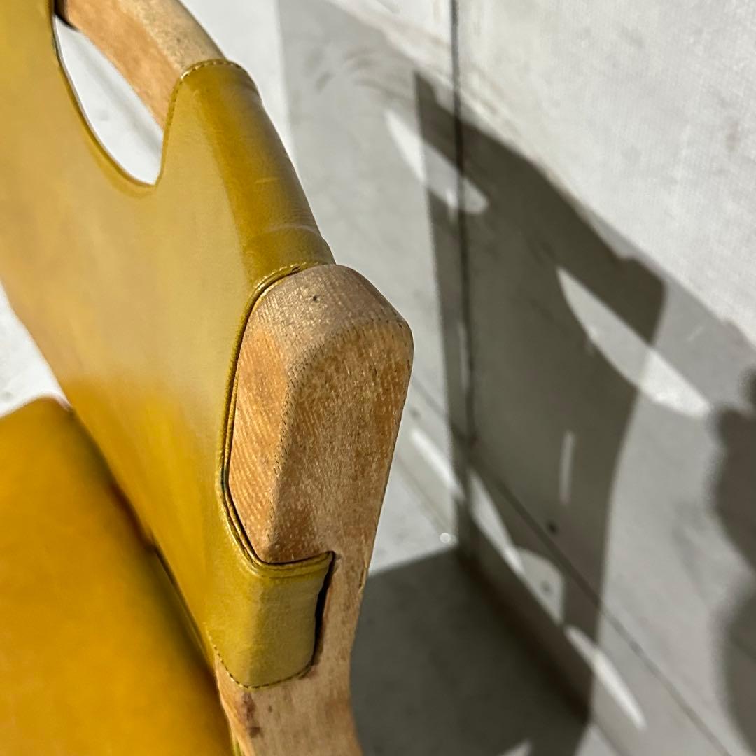 j*o様 ★80s★MARUNI マルニ木工 レザー ダイニングチェア 本革 ヴ