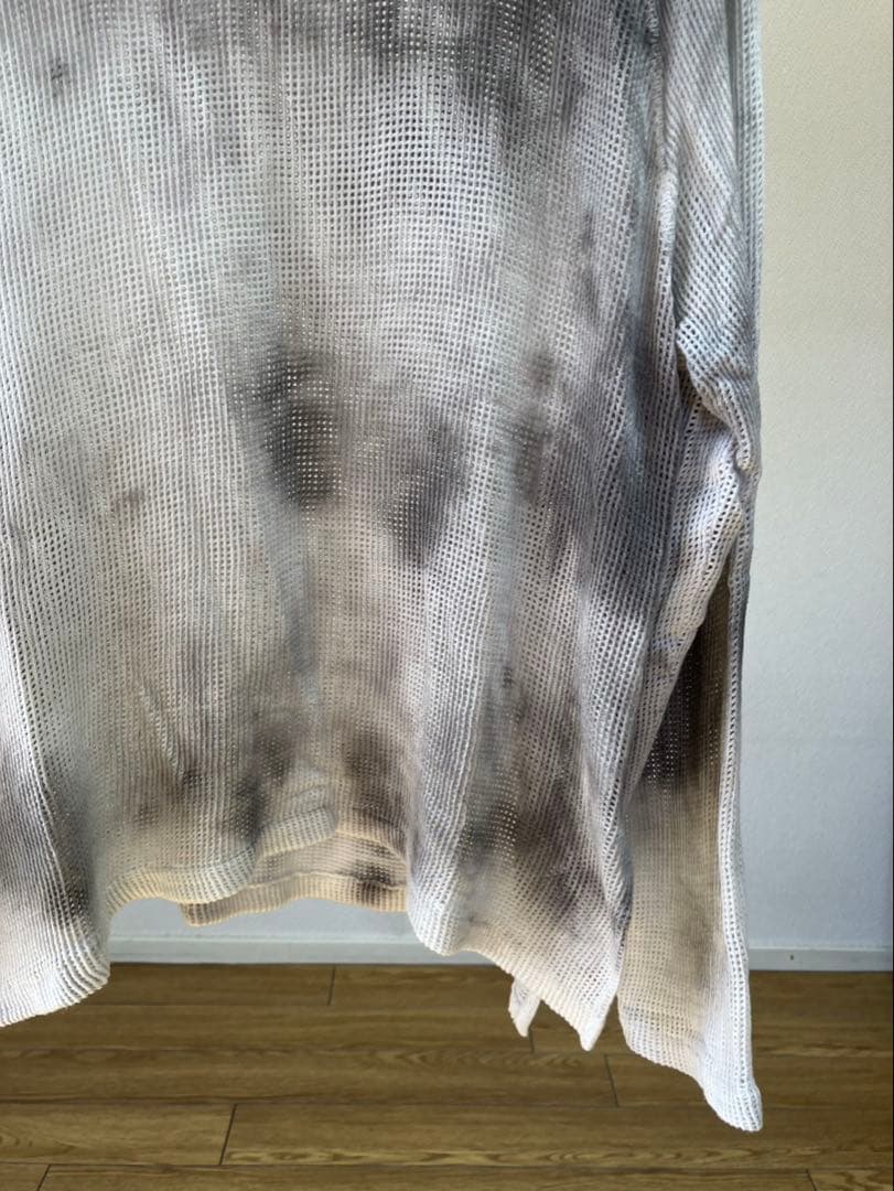 ancellm アンセルム DYED MESH LS Tシャツ メッシュ