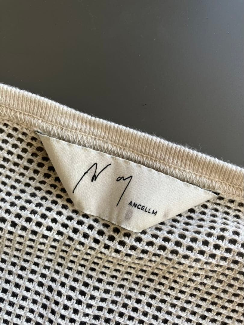 ancellm アンセルム DYED MESH LS Tシャツ メッシュ