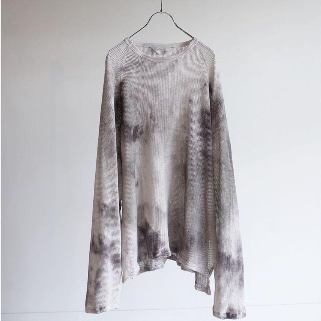 ancellm アンセルム DYED MESH LS Tシャツ メッシュ