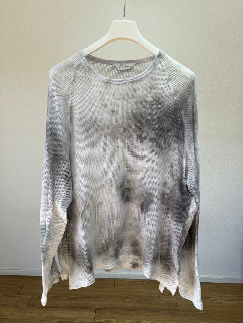 ancellm アンセルム DYED MESH LS Tシャツ メッシュ