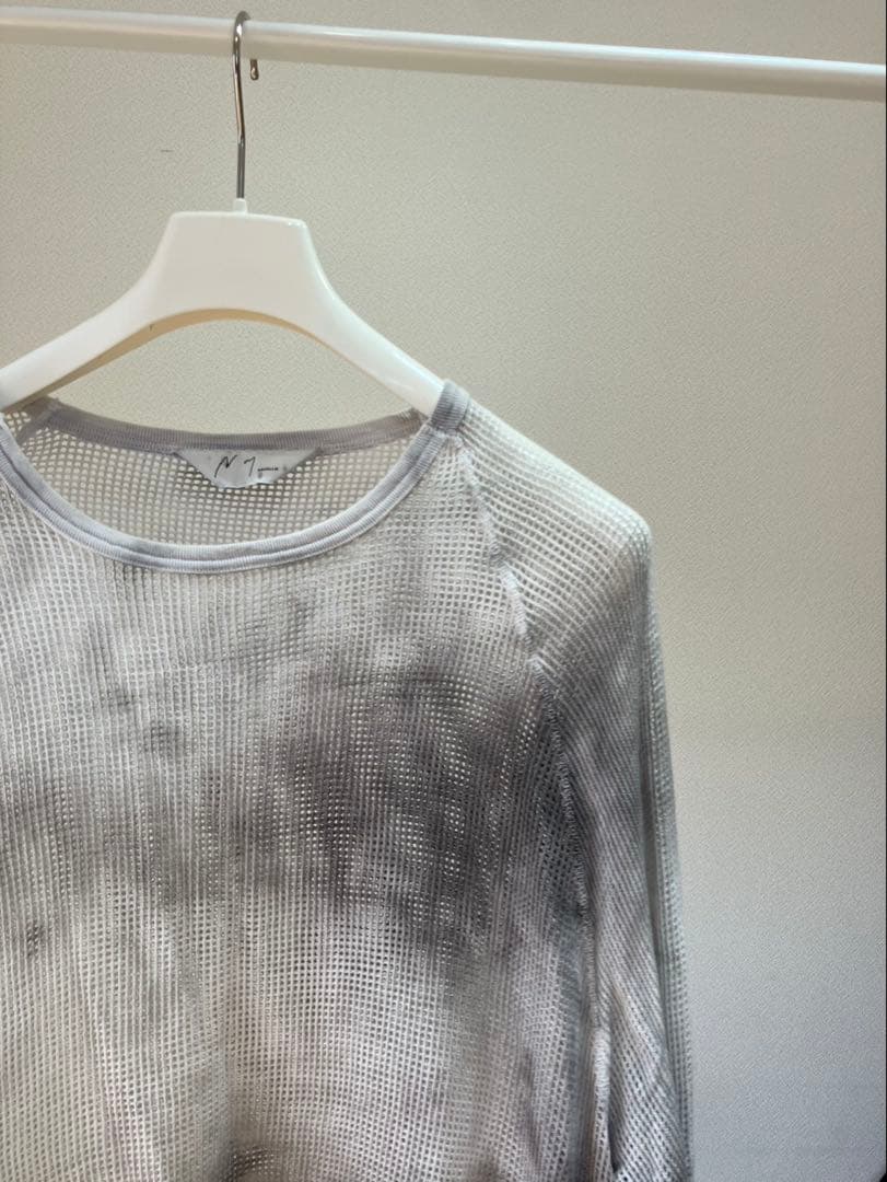 ancellm アンセルム DYED MESH LS Tシャツ メッシュ
