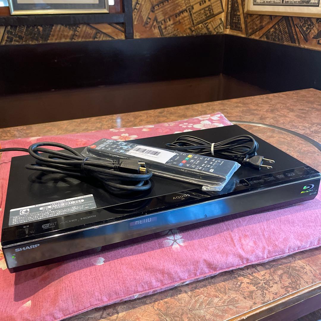 シャープ AQUOS BD-T1100 3番組T録 1000GB 新品リモ等付！