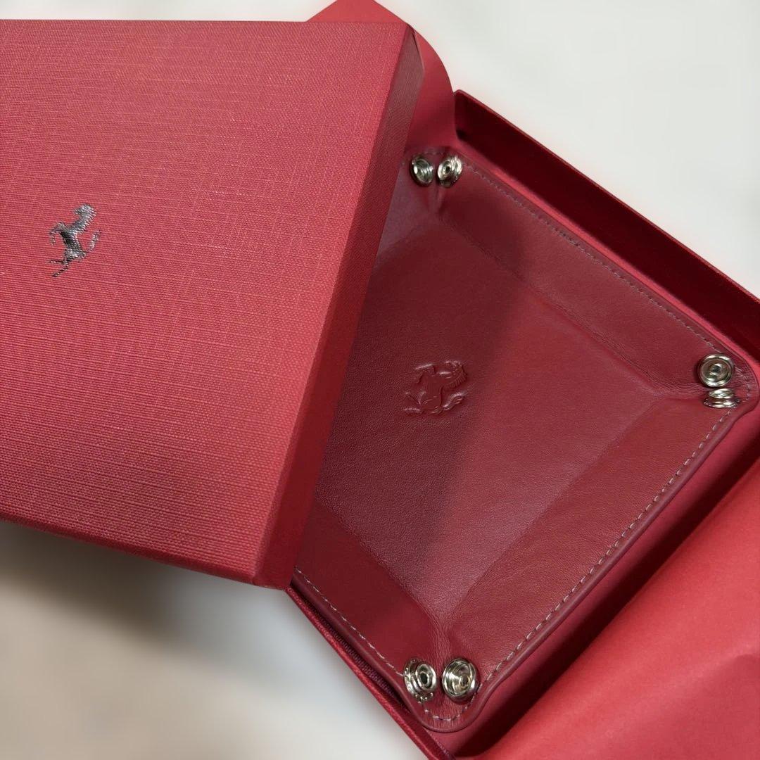 フェラーリ オフィシャル ノヴェルティ レザートレイ ボストンバッグ