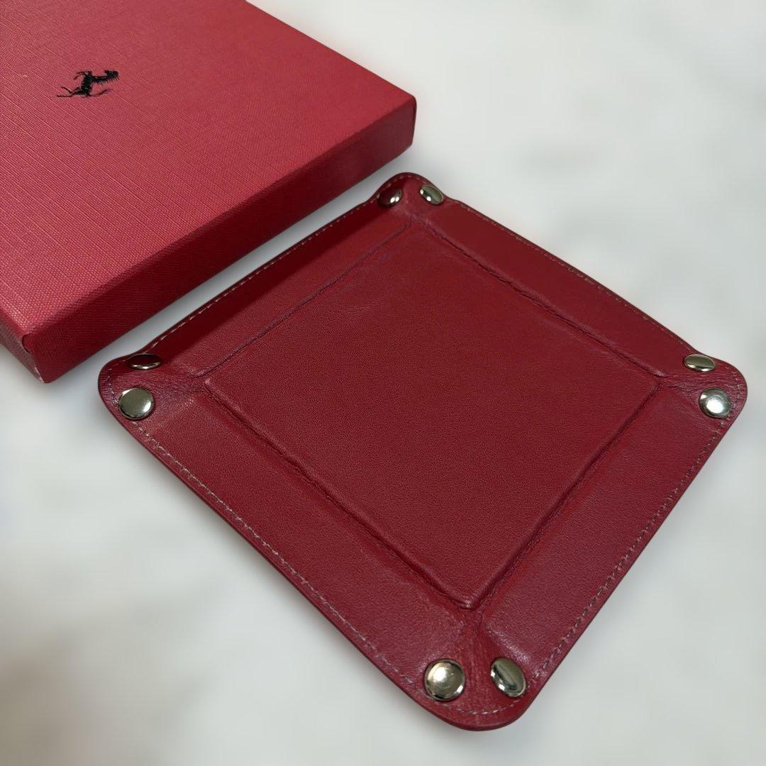 フェラーリ オフィシャル ノヴェルティ レザートレイ ボストンバッグ