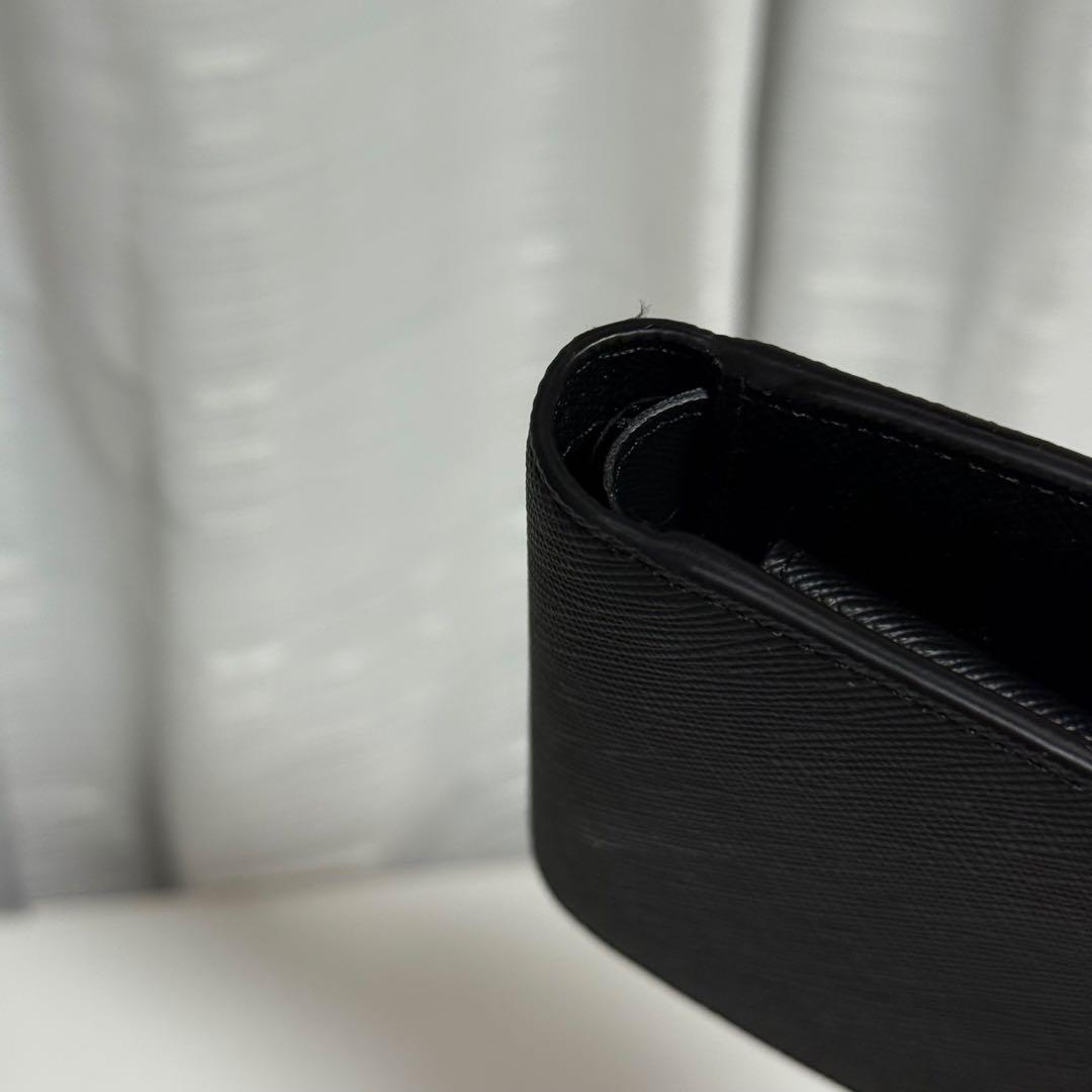 ⭐️未使用⭐️ Dunhill SIDECAR　二つ折り財布　ブラック　レザー