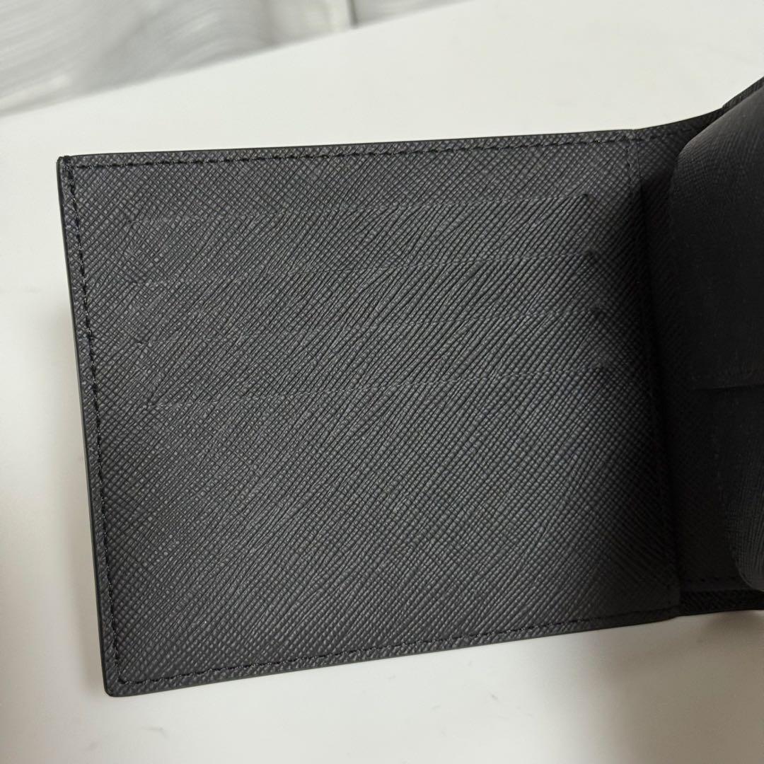 ⭐️未使用⭐️ Dunhill SIDECAR　二つ折り財布　ブラック　レザー