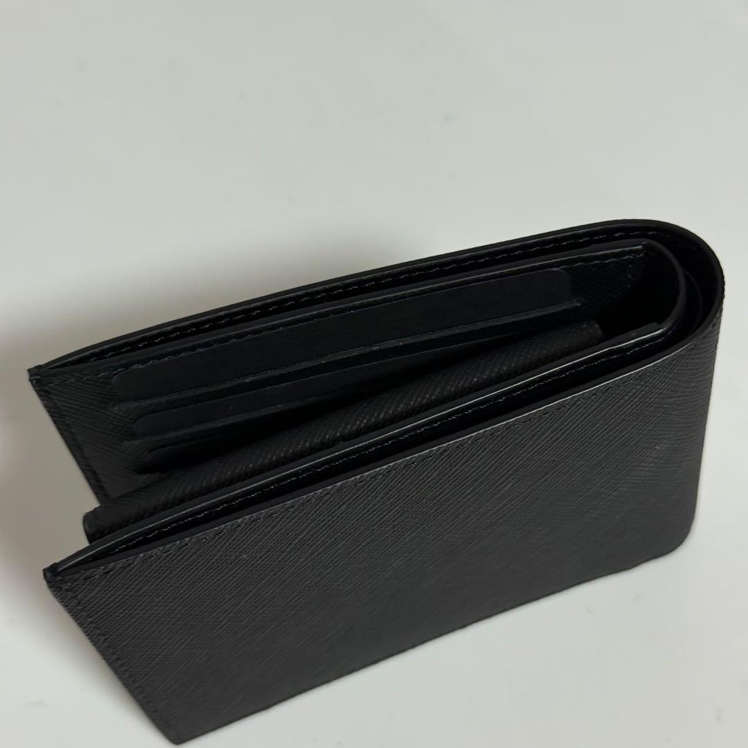 ⭐️未使用⭐️ Dunhill SIDECAR　二つ折り財布　ブラック　レザー