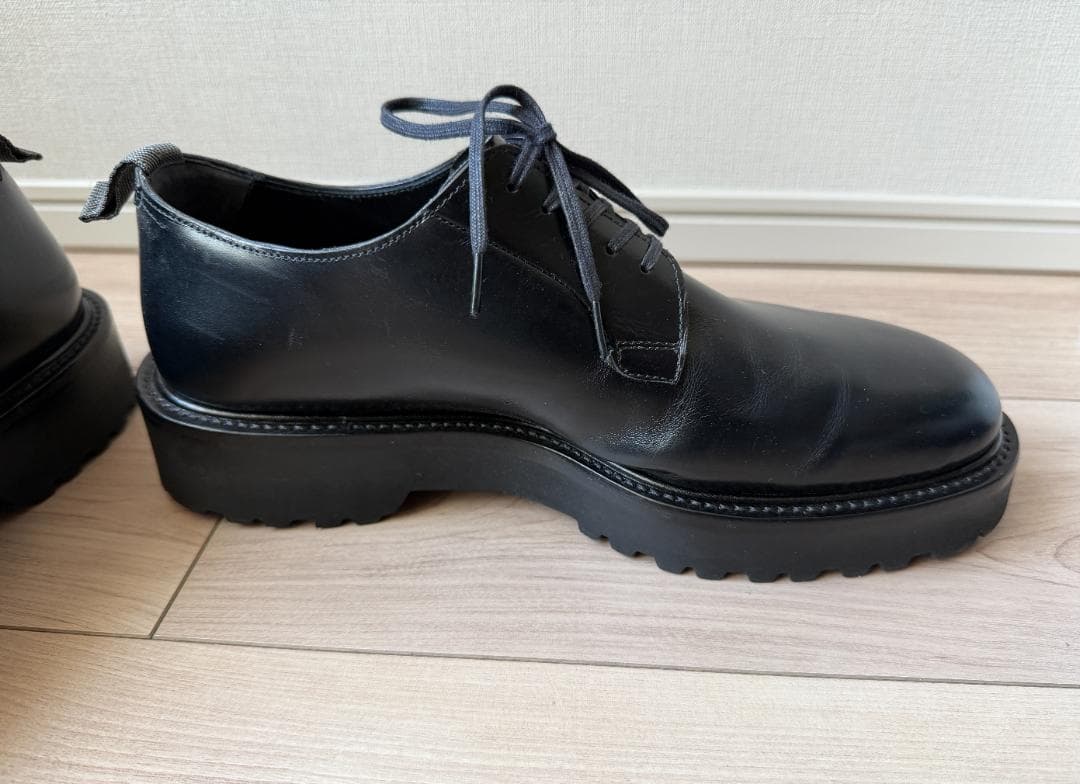 WH WHZ-0008 7.0【干場愛用Ｚソール】プレーントゥシューズ　ブラック