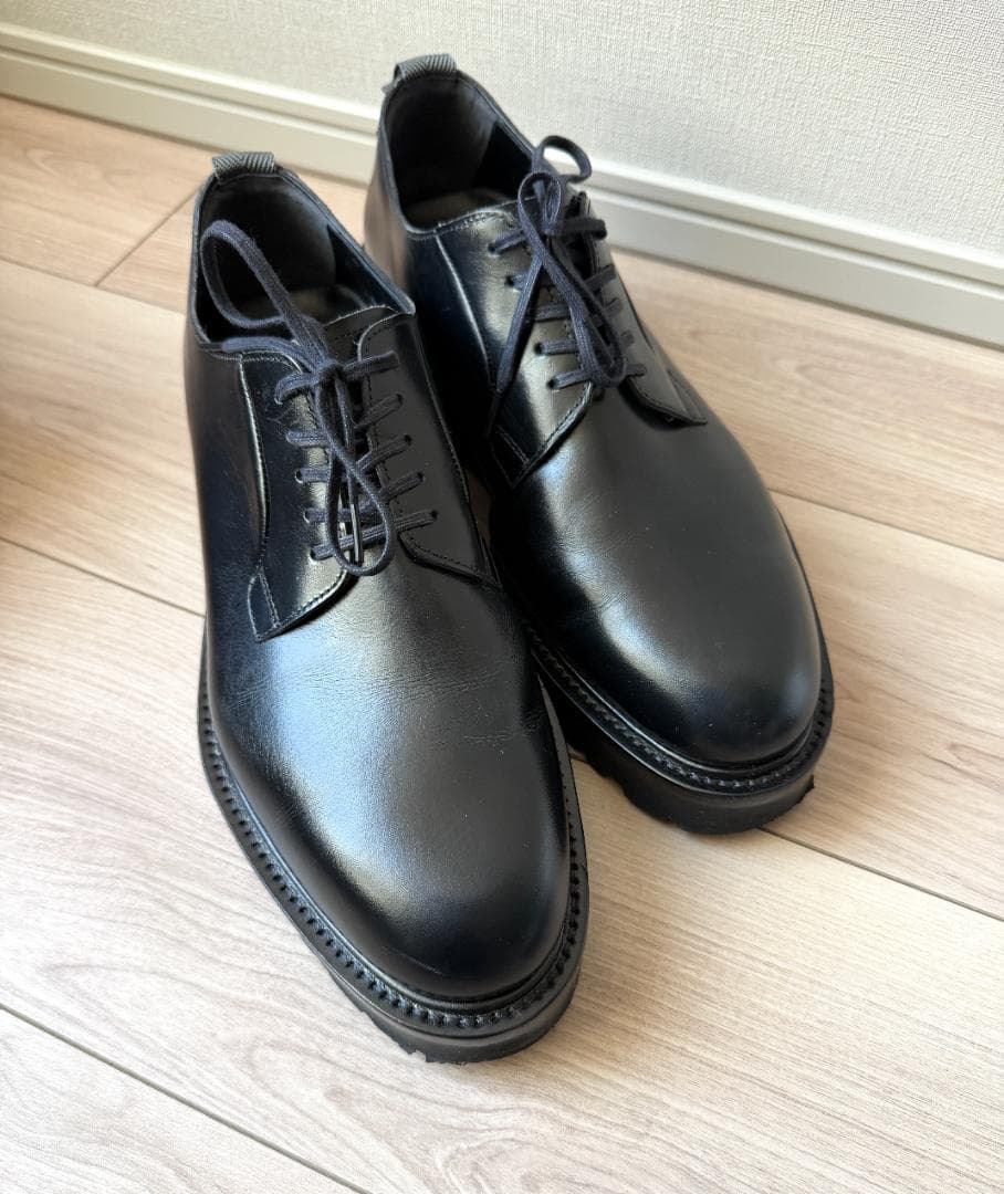 WH WHZ-0008 7.0【干場愛用Ｚソール】プレーントゥシューズ　ブラック