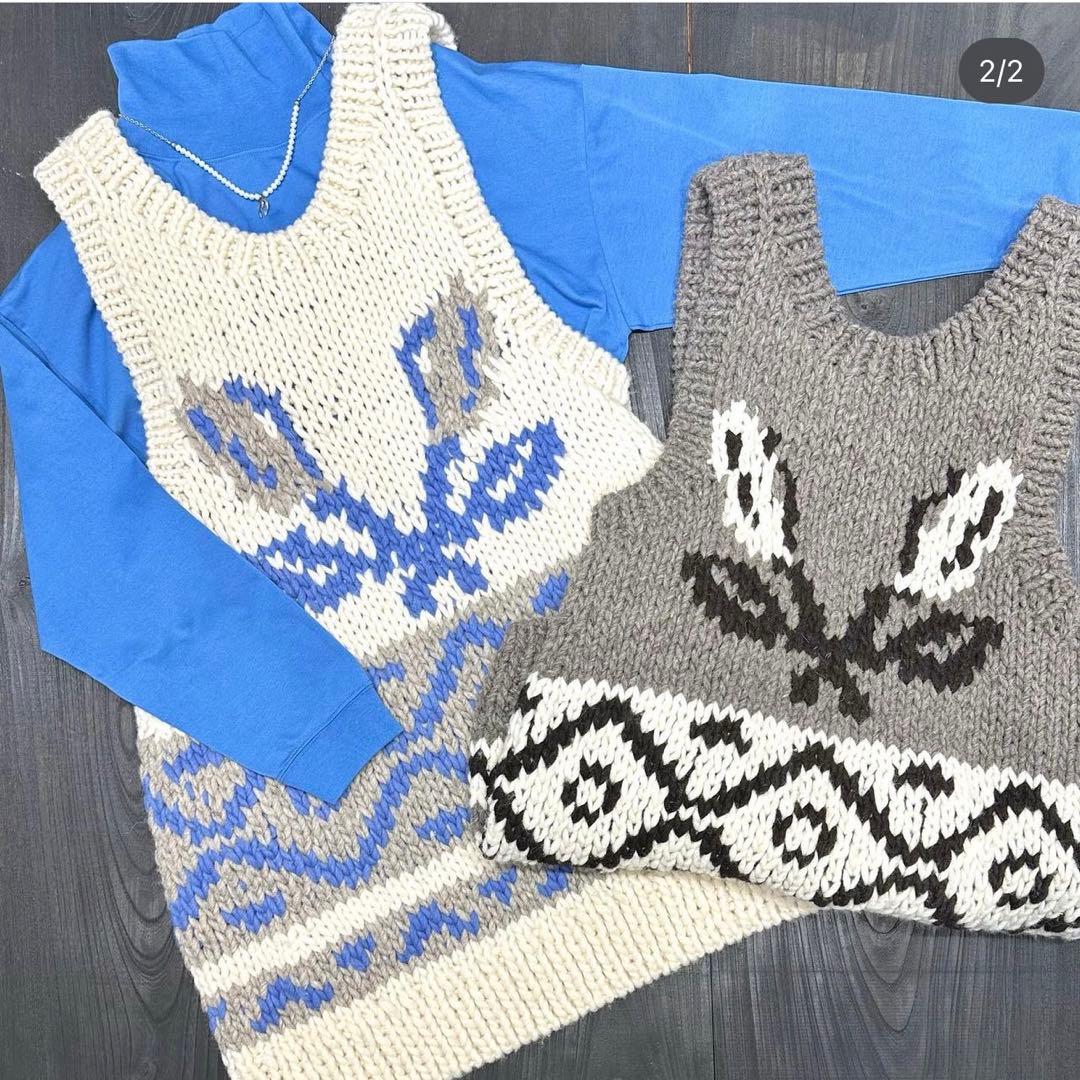 Rhodolirion エプロン ニットベスト ロドリリオン